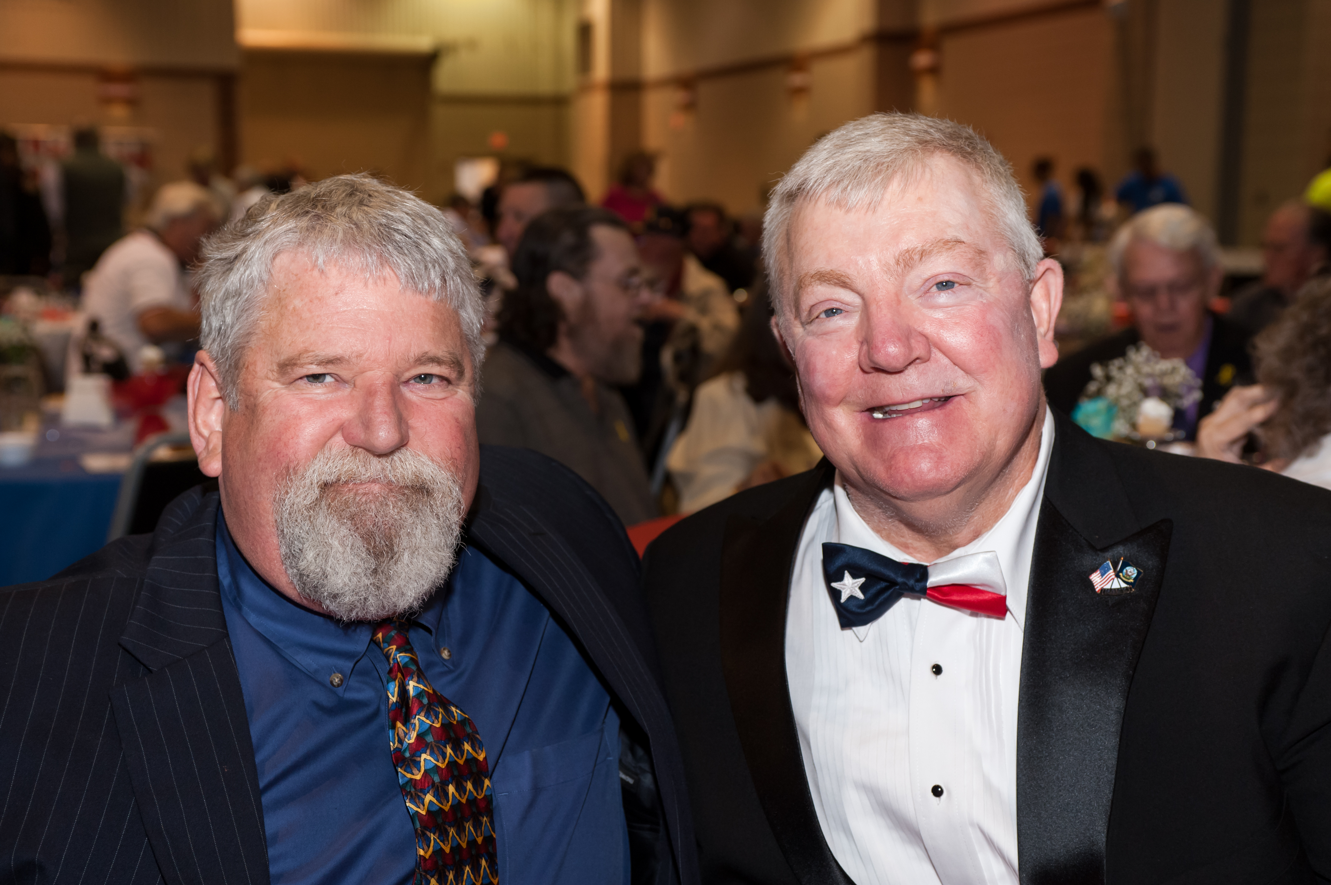 Shaie Williams for AGN Media. Robert Smith and John Barnes Armed Forces Day Banquet  in Amarillo, TX Held at the Amarillo Civic Center on May 21, 2016.