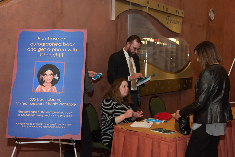 Shaie Williams for AGN Media. An Evening with Cheech Marin: Perspective of an Art Advocate held at Globe-News Center for Performing Arts in Amarillo, TX on February 9, 2016