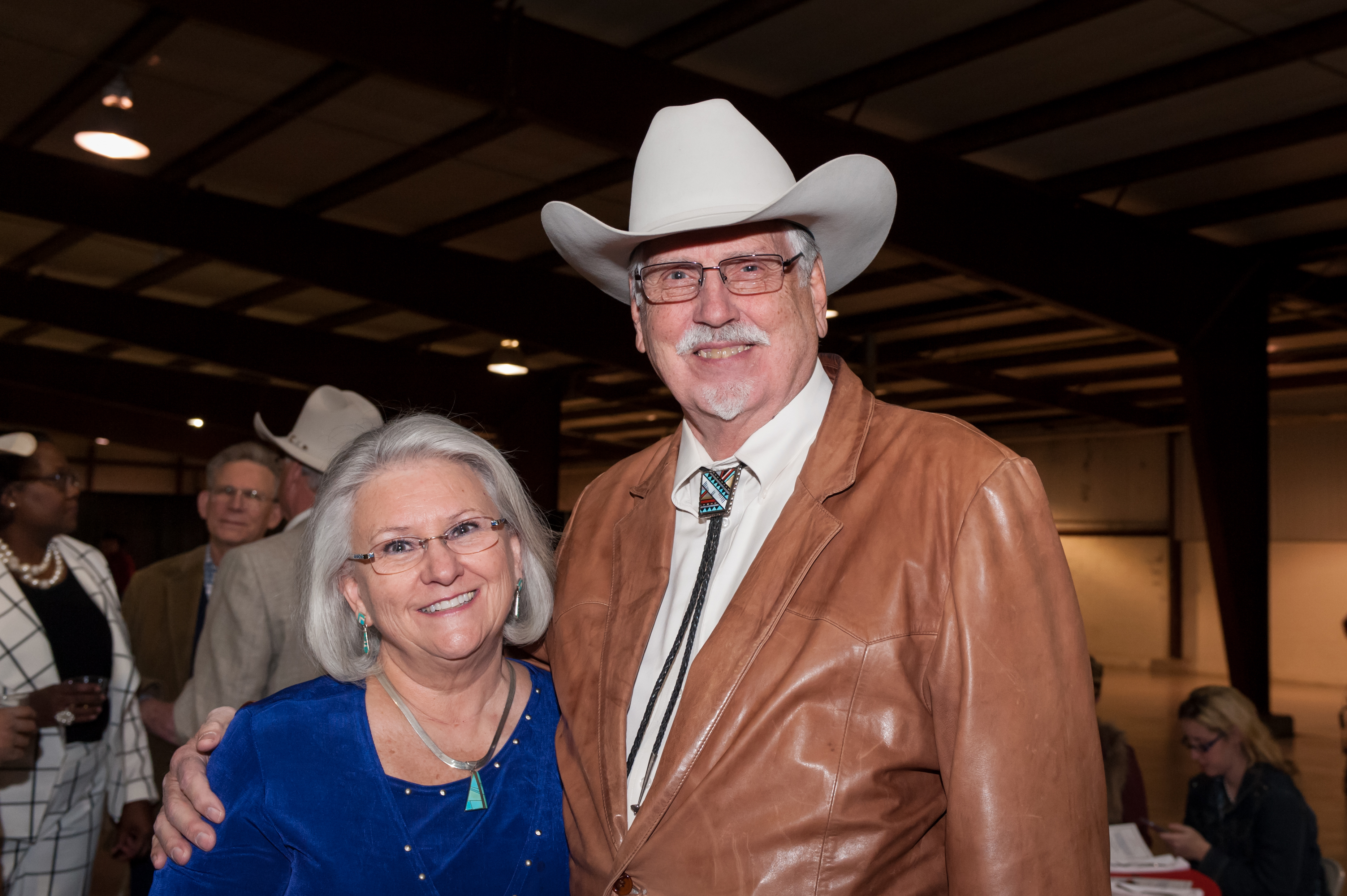 Shaie Williams for AGN Media. Linda and Tom Hicks at the Texas Panhandle Lincoln-Reagan Day Dinner hosted by the local Republican party groups held at The Rex Baxter Building in Amarillo, TX on January 29, 2016